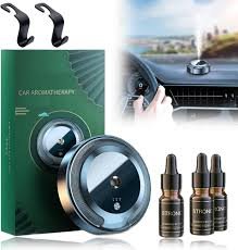 Car Smart Aromatherapy Spray 2024 - New Smart Car Diffuser with Three Adjustable Settings, Includes 3 Bottles of Essential Oils (Diffuser + 3Pcs Oils)